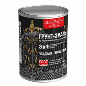Грунт-эмаль Декоратор по ржавчине 3 в 1 Грунт-эмаль Декоратор по ржавчине 3 в 1