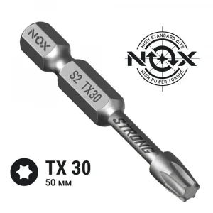 Бита NOX Strong Torx30 звёздочка 50 мм Бита NOX Strong Torx30 звёздочка 50 мм
