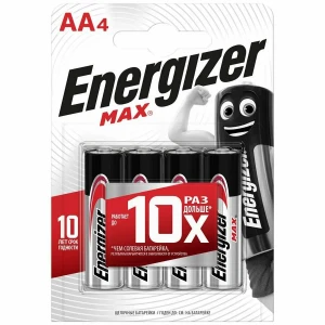 Батарейка AA Energizer LR6 MAX BP4 Батарейка AA Energizer LR6 MAX BP4