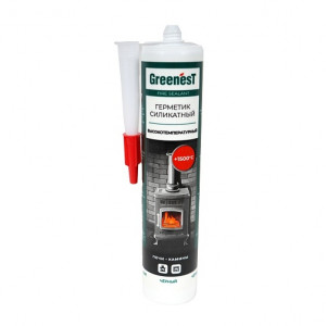 Герметик GREENEST Fire Sealant +1500°C для печей Герметик GREENEST Fire Sealant +1500°C для печей