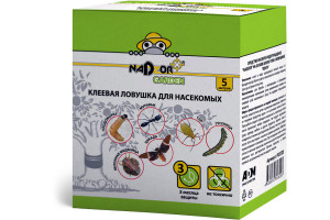 Клеевая ловушка для насекомых "Ловчий пояс" 5м, Nadzor Клеевая ловушка для насекомых "Ловчий пояс" 5м, Nadzor