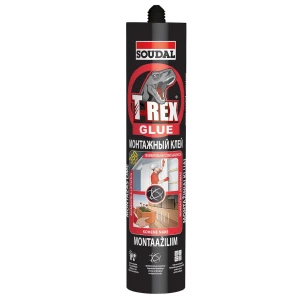 Клей монтажный СОУДАЛ T-REX EXTRA GRIP акриловый моментальная схватываемость Клей монтажный СОУДАЛ T-REX EXTRA GRIP акриловый моментальная схватываемость